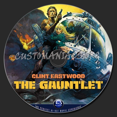 The Gauntlet blu-ray label