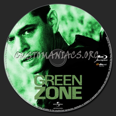 Green Zone blu-ray label