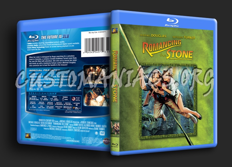 Romancing the Stone blu-ray cover