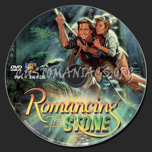 Romancing the Stone dvd label