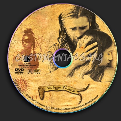 The New World dvd label