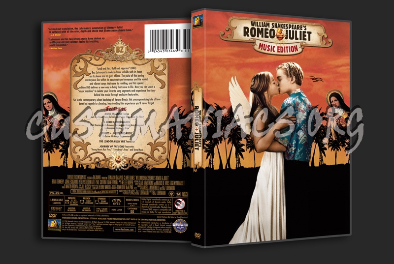 Romeo + Juliet dvd cover