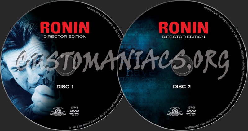 Ronin dvd label