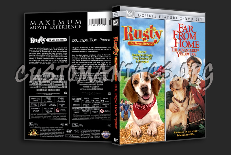Rusty the Great Rescue /  Far From Home dvd cover