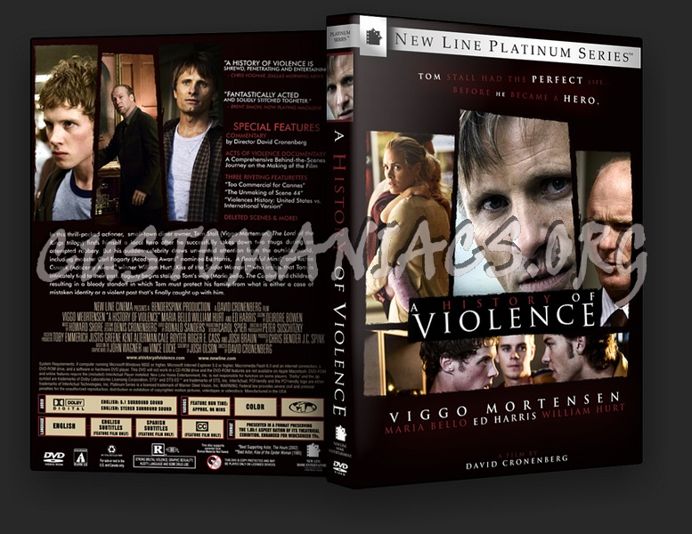 A History Of Violence dvd cover