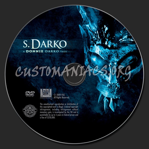 S. Darko dvd label