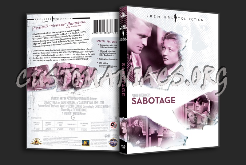 Sabotage dvd cover