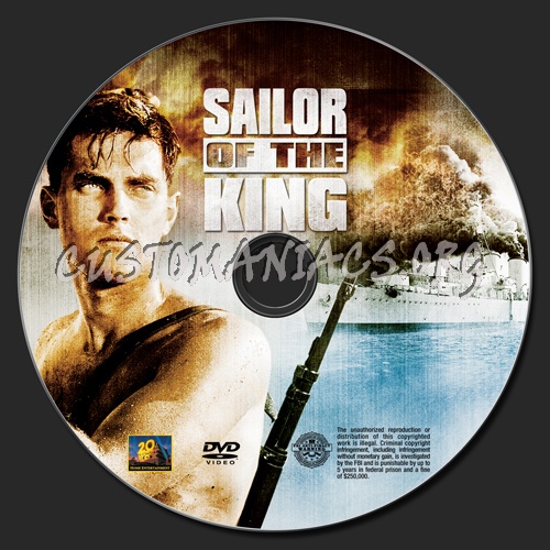 Sailor of the King dvd label