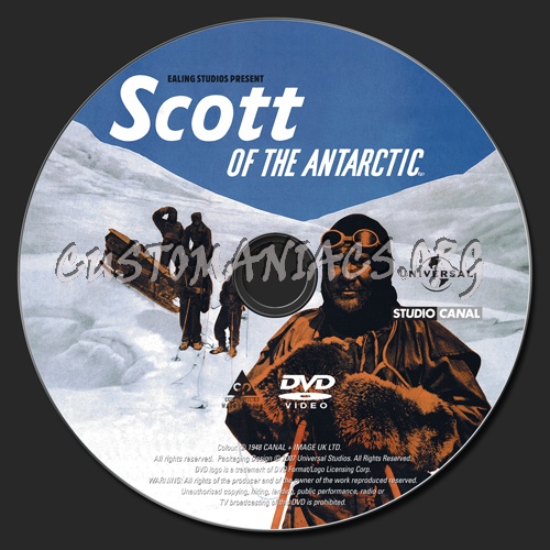 Scott of the Antarctic dvd label