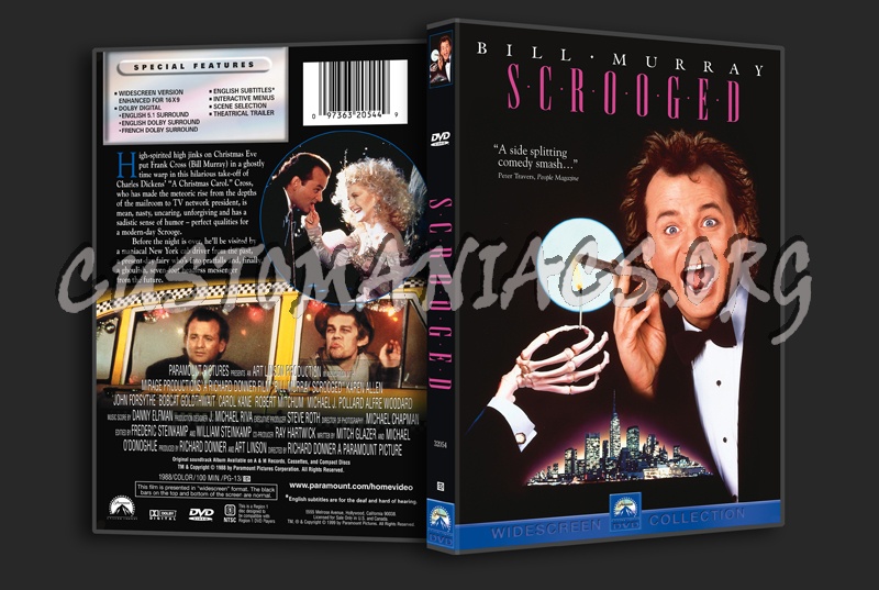 Scrooged dvd cover