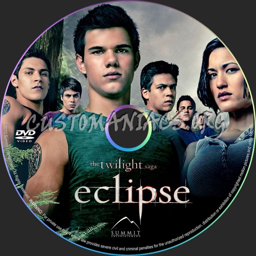 The Twilight Saga: Eclipse dvd label