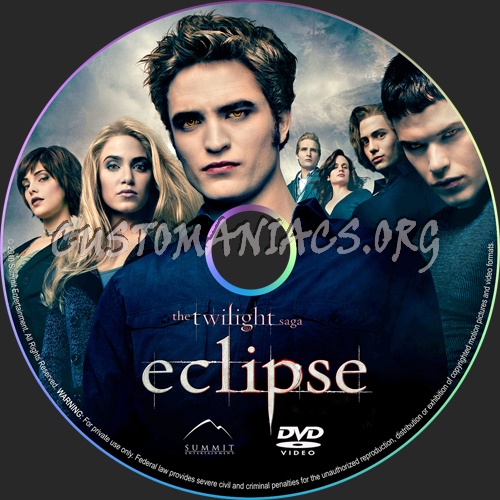 The Twilight Saga: Eclipse dvd label