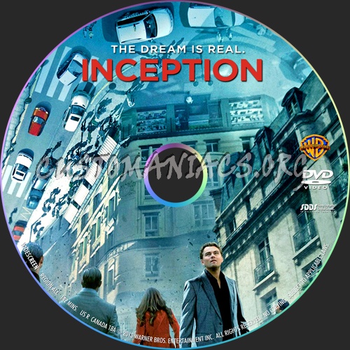 Inception dvd label