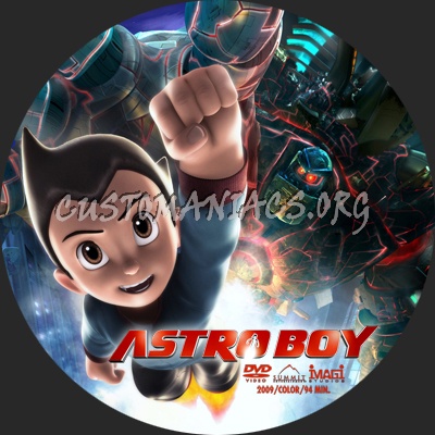 Astro Boy dvd label