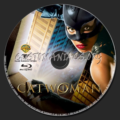 Catwoman blu-ray label