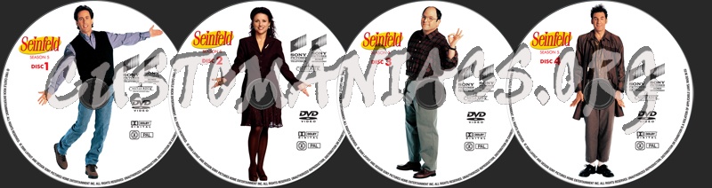 Seinfeld Season 5 dvd label