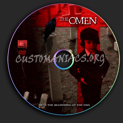 The Omen dvd label