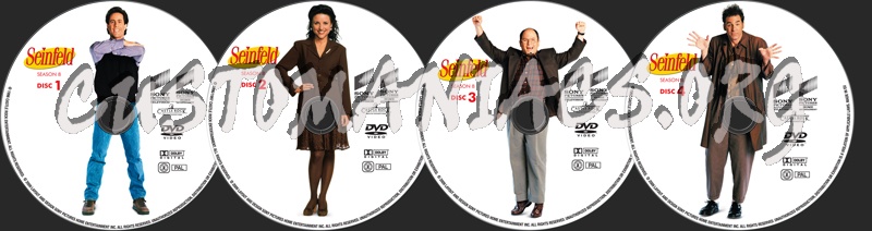 Seinfeld Season 8 dvd label