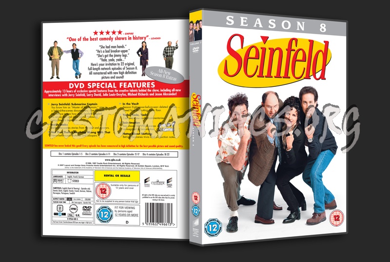 Seinfeld Season 8 dvd cover