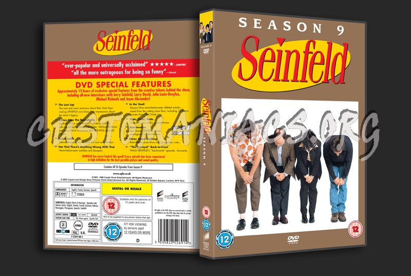 Seinfeld Season 9 dvd cover