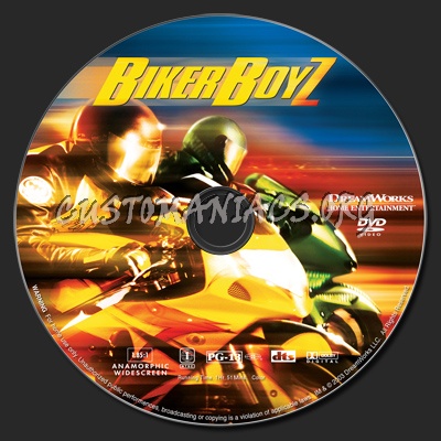 Biker Boyz dvd label