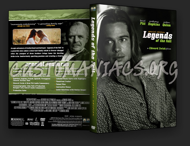 Legends Of The Fall dvd cover