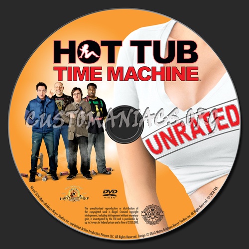 Hot Tub Time Machine dvd label