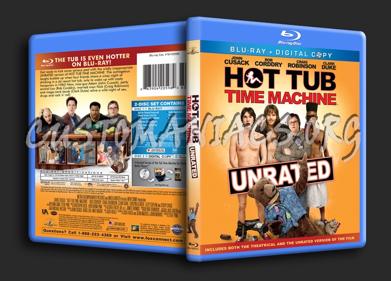 Hot Tub Time Machine blu-ray cover