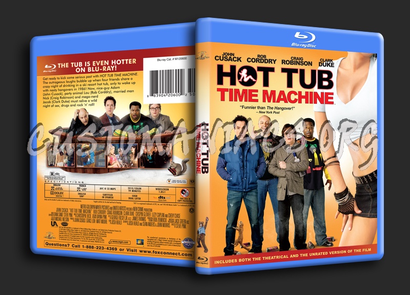 Hot Tub Time Machine blu-ray cover