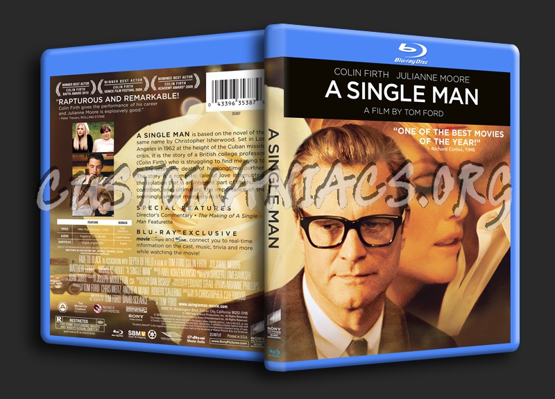 A Single Man blu-ray cover