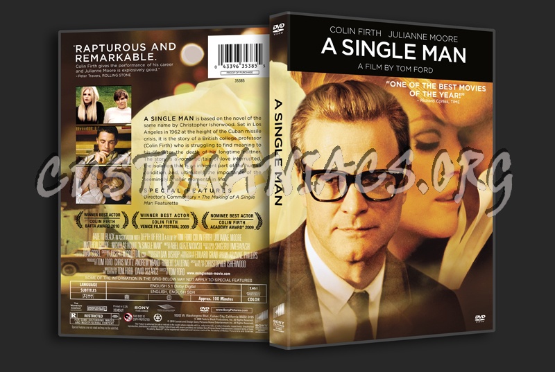 A Single Man dvd cover
