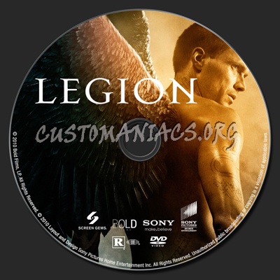 Legion dvd label