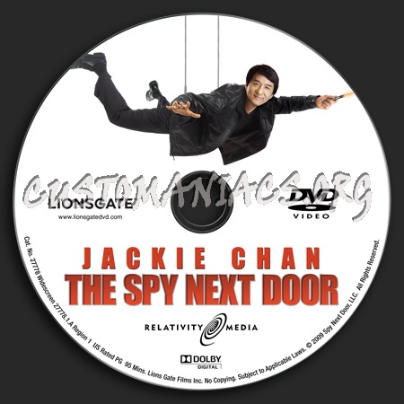 The Spy Next Door dvd label