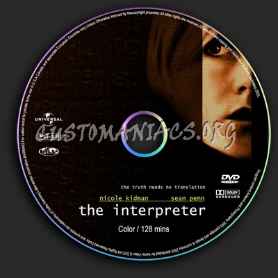 The Interpreter dvd label