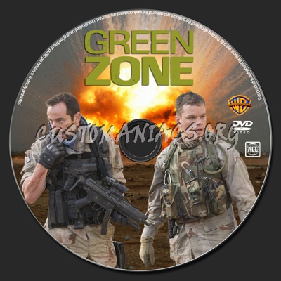 Green Zone dvd label