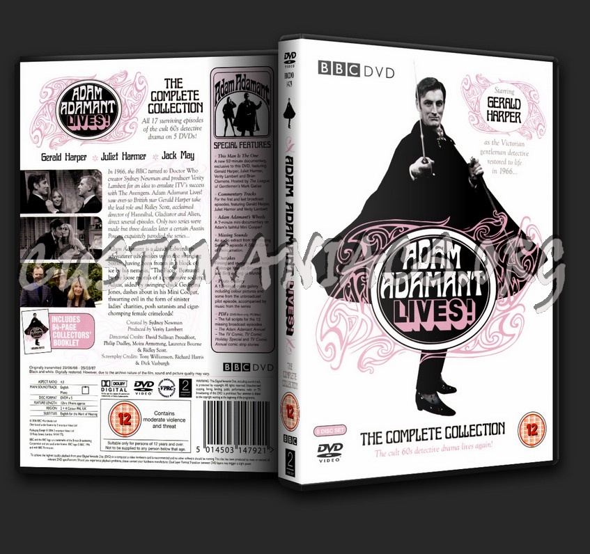 Adam Adamant Lives! dvd cover