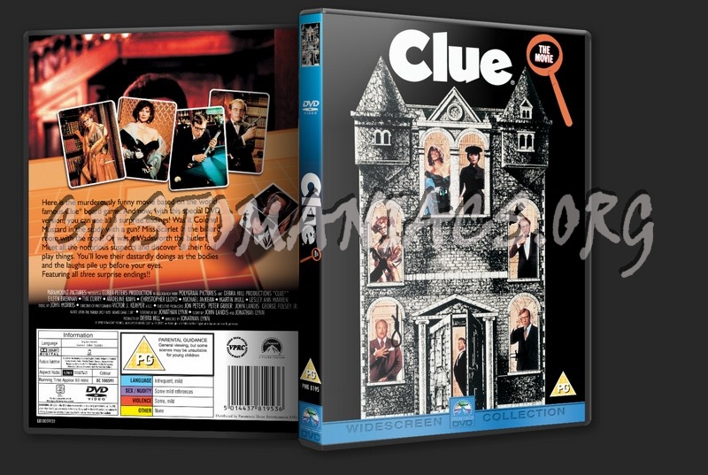 Clue The Movie dvd cover