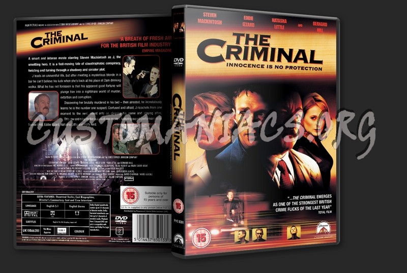 The Criminal dvd cover