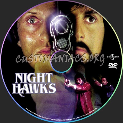 Night Hawks dvd label