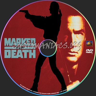 Marked for Death dvd label