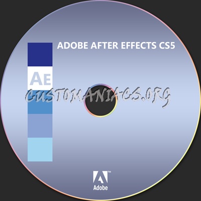 Adobe After Effects CS5 dvd label