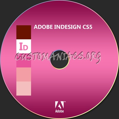 Adobe InDesign CS5 dvd label