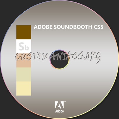 Adobe Soundbooth CS5 dvd label