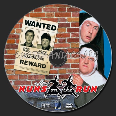 Nuns on the Run dvd label
