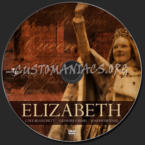 Elizabeth dvd label