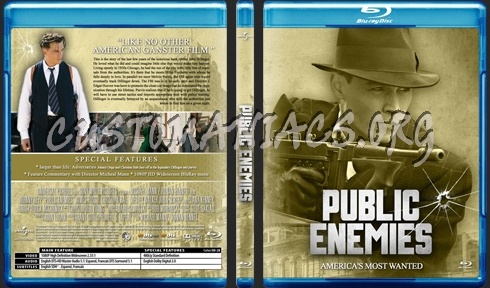 Public Enemies blu-ray cover