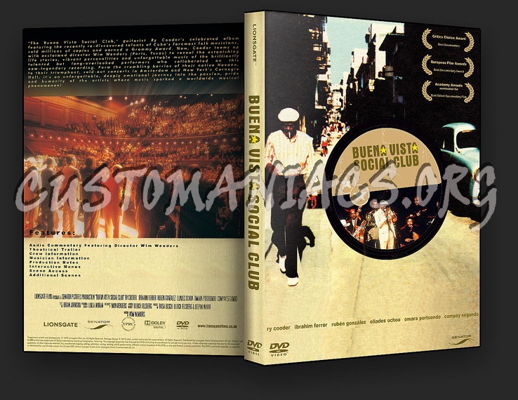 Buena Vista Social Club dvd cover