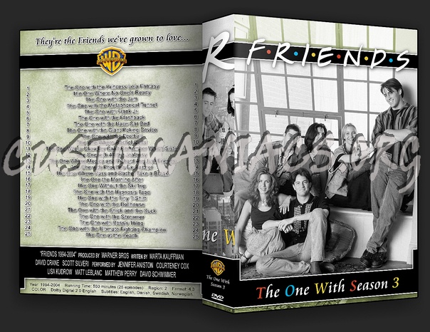 Season 3 - 27mm spine dvd cover