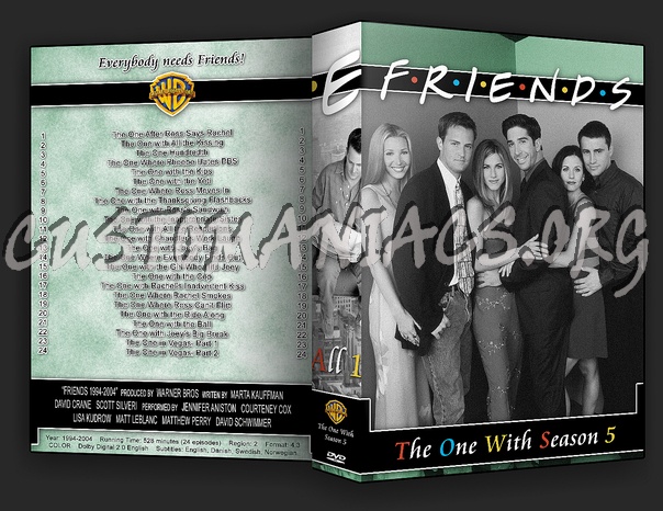 Season 5 - 27mm spine dvd cover