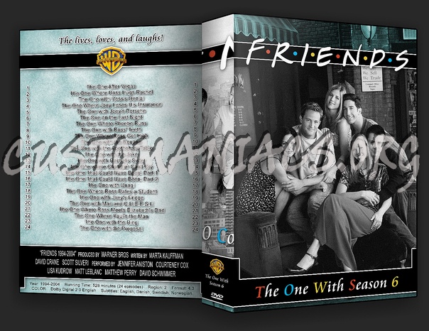 Season 6 - 27mm spine dvd cover